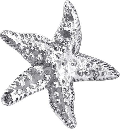 MARIPOSA SEA Star Napkin Weight | Silver | Brillante | Gifts | Napkin Weights | Recycled SANDCAST Aluminum | Handmade in Mexico in Kuwait