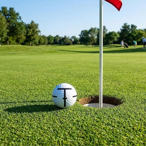 7pcs Impact Ball Liner Set, Golf Ball Line Marker Tool, Golf Alignment Line Drawing Kit for Putting, Swing Practice & Training in Kuwait