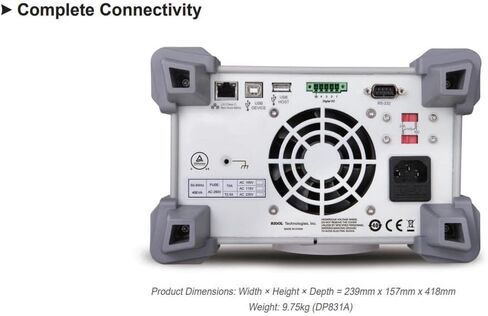 Rigol DP813A Programmable Linear Dc Power Supply,1 Channel(2 ranges),200W Total Power,Maximum Output Range 8V/20A or 20V/10A in Kuwait
