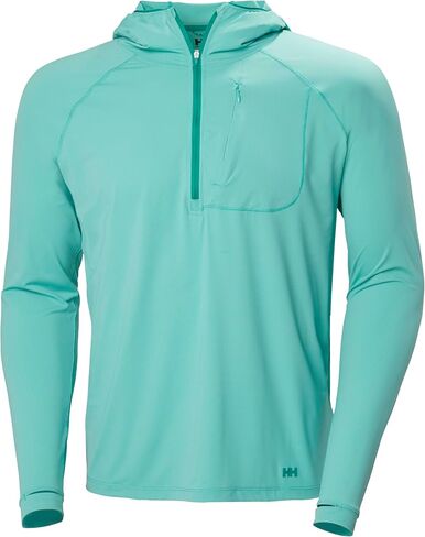 Helly-Hansen Shine Solen 1/2 Zip Hoodie Men's Sweatshirt - Lightweight, Breathable, UV Protection in Kuwait