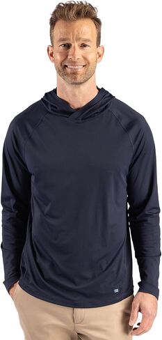 Cutter & Buck Men's Cutter & Buck Prospect Epic Confidence Recycled Mens Big & Tall Hooded Pullover in Kuwait