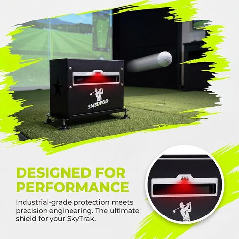 حافظة واقية لشاشة SkyTrak+ Launch مع مستوى ودرع واقي معدني و4 أقدام قابلة للتعديل لشاشة Skytrak+ Golf Launch. حافظ على جهازك آمنًا ومأمونًا. هدايا مثالية لمحبي الجولف in Kuwait