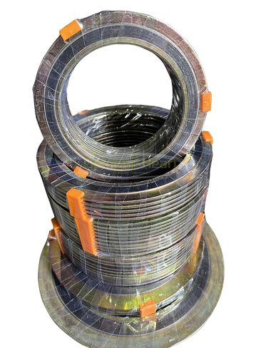 حشية جرح حلزونية من GemmySeal مع حلقة داخلية وخارجية CS، مملوءة بالجرافيت، 5 قطع 1 بوصة DN25-600lb in Kuwait