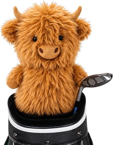 Funny Animal Golf Club Headcover, Plush Driver Headcover Fits Standard 460cc Driver, Unique Golf Gifts for Men Women Golfers in Kuwait