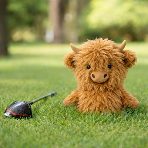 Funny Animal Golf Club Headcover, Plush Driver Headcover Fits Standard 460cc Driver, Unique Golf Gifts for Men Women Golfers in Kuwait