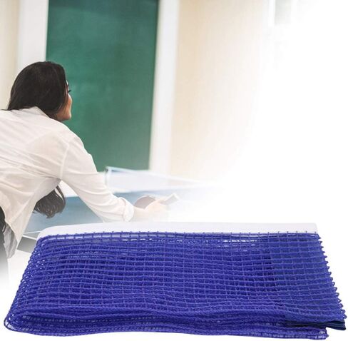 Table Tennis Net, 180x15cm Durable Polyester Ping Pong Net with Metal Bracket for Indoor and Outdoor Blue in Kuwait