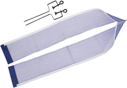 Table Tennis Net, 180x15cm Durable Polyester Ping Pong Net with Metal Bracket for Indoor and Outdoor Blue in Kuwait