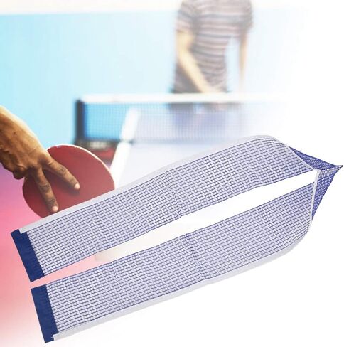 Table Tennis Net, 180x15cm Durable Polyester Ping Pong Net with Metal Bracket for Indoor and Outdoor Blue in Kuwait