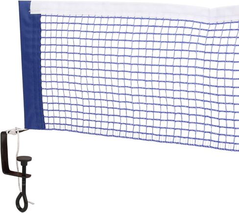 Table Tennis Net, 180x15cm Durable Polyester Ping Pong Net with Metal Bracket for Indoor and Outdoor Blue in Kuwait