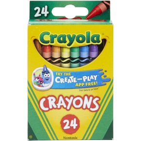 Crayola Crayons 24 Colors (Pack of 4)