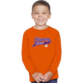 Little King NCAA Infant & Toddler Long Sleeve Tee-Varsity Logo-Team Colors (6M 12M 18M 2T 3T 4T)