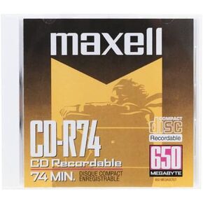 Maxell CD-R 623310 650 ميجابايت 74 دقيقة (عبوة واحدة)