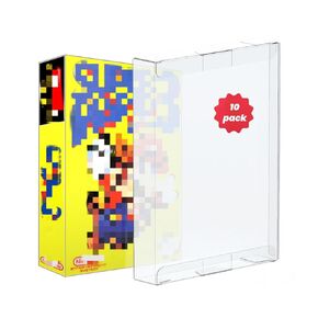Video Game Protector suitable for Nintendo NES Games Boxes-game plastic case-game protector-10 Pack