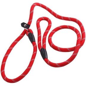 TOPWEL Pet Dog Nylon Adjustable Loop Slip Leash Rope Lead 1.2m