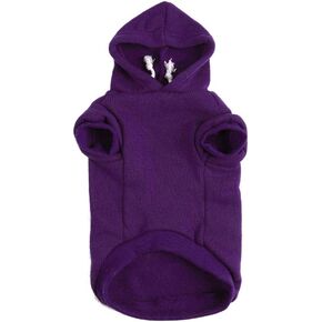 uxcell Pet Dog Hooded Hoody Sweatshirt Clothes Cotton Apparel Puppy Cat Winter/Spring/Fall Costume Outfits Fleece Warm Coat Black XS