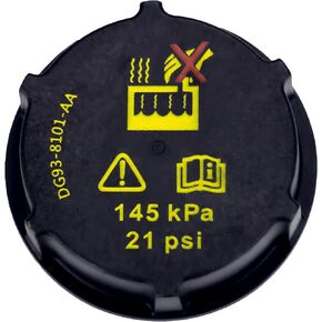 Radiator Surge Tank Cap,Coolant Reservoir Cap Compatible with Ford F150 F250 F350 F450 F550 F600 Bronco Edge Escape Ranger Focus Mustang Fusion Expedition Explorer Transit &Lincoln Aviator MKC MKX MKZ