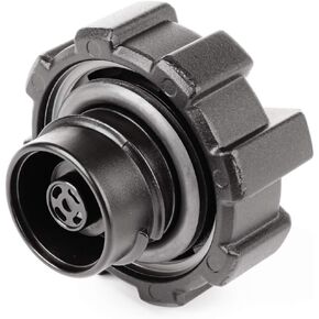 Rugged Ridge Elite Fuel Cap for Jeep JK/JL/JT | Aluminum, Black | 11229.10 | Fits 2001-2024 Jeep Wrangler TJ/JK/JL; 2020-2024 Jeep Glaidator JT