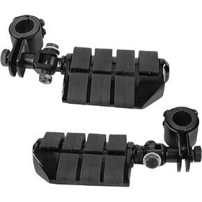 Motorcycle Highway Pegs for Harley Crash Bar,Highway Foot Pegs Footpegs Foot Rest and Mount Kit Compatible with Harley Road King Road Glide Street Glide 25mm 32mm 34mm Engine Guard (‎Gloss Black)