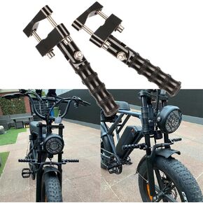 MYIADV Motorcycle Foot Pegs Folding Footrest Aluminum Alloy Footrests Highway Front Folding Clamps For BMW R1200GS R1250GS R1300GS For YAMAHA TENERE700 Honda Suzuki Kawasaki