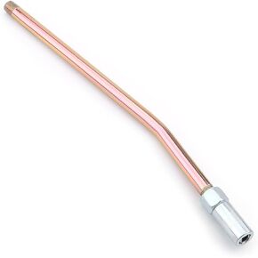 Bettomshin 1/8" NPT Grease Fitting Standard Grease Metal Extension Tubes with Grease Nozzle Zinc Plated 1Pc