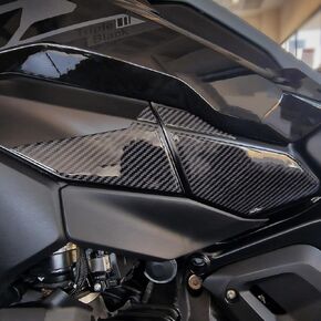 Motorcycle 3D Stickers Compatible with BMW R 1300 GS 2023-2024. Central Frame Guard Protections from Bumps and Scratches. Resin Stickers - Made in Italy