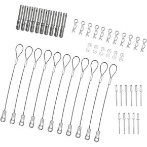 ZUDKSUYReplaces 715005045 55 PCS X3 Clutch Cover Pin Kit X3 Quick Release Belt Cover Tool X3 Clutch Cover Gasket Compatible with Can-Am Maverick X3 2017-2023 Compatible with xrs/xds/max/turbo r rr