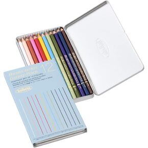 Holbein Artists' Colored Pencils - Portrait Tones, Set of 12, Tin Box