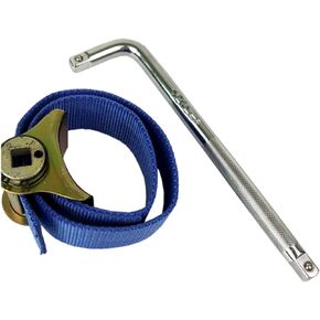 BTMIEY Adjustable Truck Car Oil Filter Wrench 40-180mm Range Oil Filter Wrench Remover Puller Canvas Belt Set