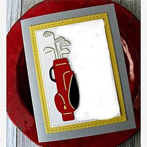 Basic New Golf Bag Cutting Dies,DIY Scrapbooking Artist Metal Cutting Dies 2019 for Scrapbooking DIY Album Paper Craft Diecuts Stencil Decor