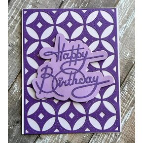 Happy Birthday Words Metal Cutting Die for Scrapbooking for Card Making Happy Birthday Metal Cutting Dies Stencils Word Embossing Template for DIY Scrapbooking Photo Album Paper Decorative