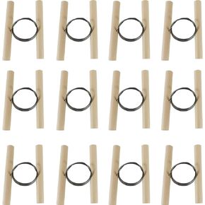 TIHOOD 12PCS Wire Clay Cutter with Wood Handle Steel Wire Cutting Tools for Cheese Plasticine Dough Clay Ceramic Art Sculpture Cutting Pottery Tools Supplies