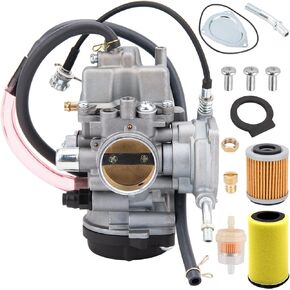 YFM400 Carburetor Compatible with ATV Yamaha 2000-2006 Kodiak 400 YFM400 & Big Bear 400, 2004-2006 Bruin 350, 2006-2009 Wolverine 350, 2007-2011 Grizzly 350 450, 2007-2010 Wolverine 450