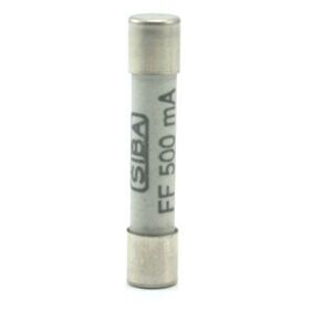 SIBA FF500mA 1000V 6.3 x 32mm Very Fast Acting Ceramic Fuse, 70 172 40, DMI.