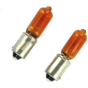 ZMShun 2Pcs BAY9S H21W 12V 21W Amber Bay9s Car Fog Light Bayonet Bulb Car Halogen Indicator Brake Reverse Light Bulb BAY9S 12V 21W Car BAY9S Bulb H21W Lamp Car Turn Signal Lamp