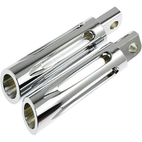 YHMTIVTU دراجة نارية Footpegs باستخدام الحاسب الآلي قطع الذكور جبل أوتاد القدم مسند القدم الدواسات صالح ل Harley Sportster Dyna Road King Electra Glide Fat Bob Chrome 1 زوج in Kuwait