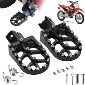Motorcycle Dirt Bike Foot pegs Pit Bike Rest Pedal Conpatible with CRF XR 50 70 110 CT200U M2R Foot Pegs Chinese Stomp Lucky Tao Tao (Balck)