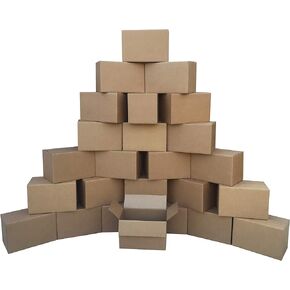 uBoxes Moving Boxes Bundle of 16"x10"x10" (Small Boxes - Pack of 25)