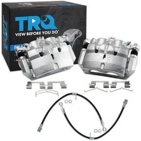 مجموعة فرجار الفرامل الأمامية TRQ متوافقة مع 2007-2013 Acura MDX 2010-2013 ZDX
