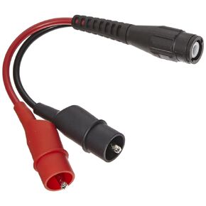 Fluke Networks 26501100 Linecord for TS100/TS90 Cable Fault Finder, BNC to Alligator Clips