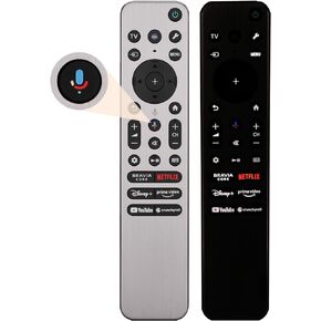 RMF-TX910U Backlit Voice Remote for Sony Smart TV/Sony Bravia TV, RMF-TX910U Replacement Remote for Sony 2023 BRAVIA XR OLED/QD-OLED/Mini LED TV KD/XR Series X77L A95L X95L X93L A80L X90L A75L etc