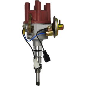 XYZIL 19100-61180 Electronic Ignition Distributor Compatible with Toyota Land Cruiser 2F 4.2 3F 4.0 FJ40 FJ60 FJ80 Carburetor