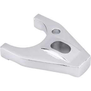 Qiilu SBC Distributor Hold Down, Chrome Billet Aluminum Distributor Clamp Hold Down with Bolt for SBC BBC SB BB HEI Electronic