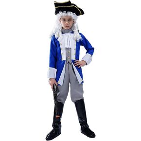 Boy Colonial Costume Cosplay Kids General Medieval Costumes