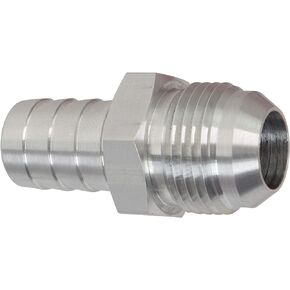 ICT Billet -12AN Flare to 3/4" (.75) Hose Barb Adapter Fitting Aluminum Flare Connector Fluid Designed & Manufactured in the USA Bare Aluminum F12AN750BA-A