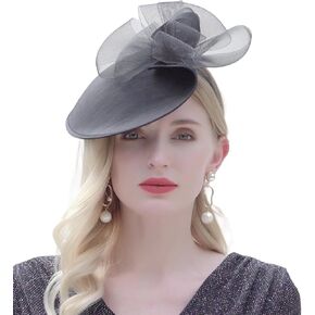 F FADVES 1920s قطع زينة قبعة للنساء الشاي عقال للحفلات ديربي الزفاف شبكة قطع زينة in Kuwait