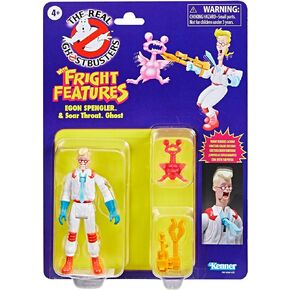 Ghostbusters Kenner Classics The Real Egon Spengler & Soar Throat Ghost Toys, Retro Action Figure, Toys for Kids 4+