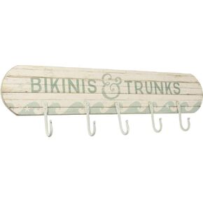 Primitives by Kathy 102968 Slat Wood Box Sign, 4 x 5-Inches, at Ease with an Ocean Breeze