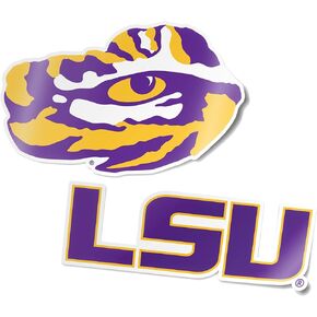 Desert Cactus Louisiana State University LSU Tigers Geaux Sticker Vinyl Decal Laptop Water Bottle Car Scrapbook (4 Inch Set V1)