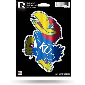 Rico Industries NCAA unisex Die Cut Metallic Sticker
