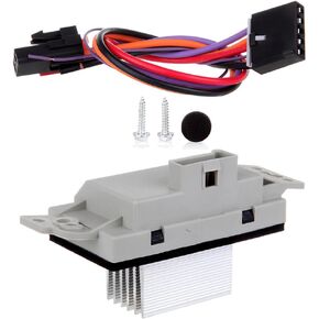 SCITOO Blower Motor Resistor Fit 2005-2009 Allure LaCrosse - 2004-2016 Impala / 16-16 Malibu / 04-07 Monte Carlo - 04-08 Grand Prix Replace 4P1421 RU631 RU-631 10356906 10397570 1580888 1580938